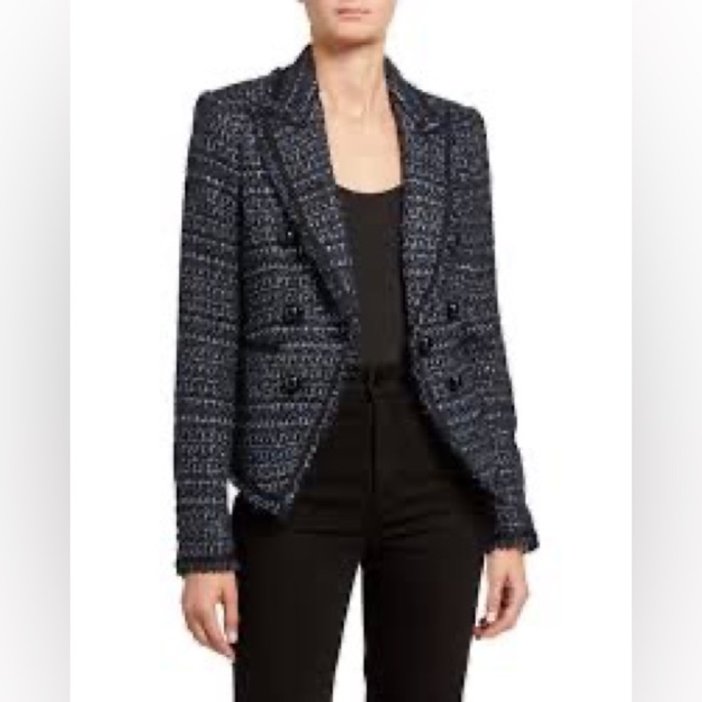 NWT Veronica Beard Cooke Dickey Tweed Blazer